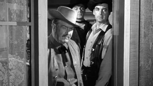 Rory Calhoun, Robert Burton, and Chuck Wassil in The Texan (1958)