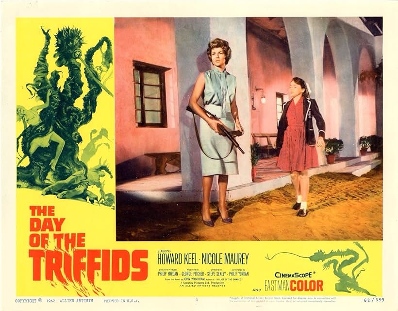 Janina Faye and Nicole Maurey in The Day of the Triffids (1963)