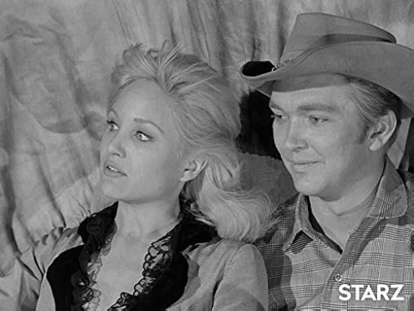 Denny Miller and Susan Oliver in Wagon Train (1957)