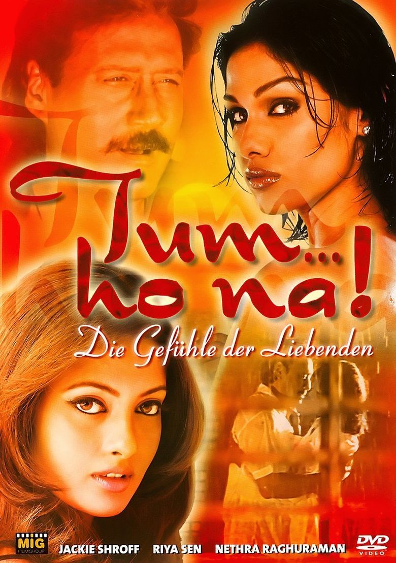 Jackie Shroff, Nethra Raghuraman, and Riya Sen in Tum... Ho Na! (2005)