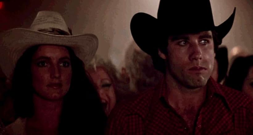 John Travolta and Madolyn Smith Osborne in Urban Cowboy (1980)