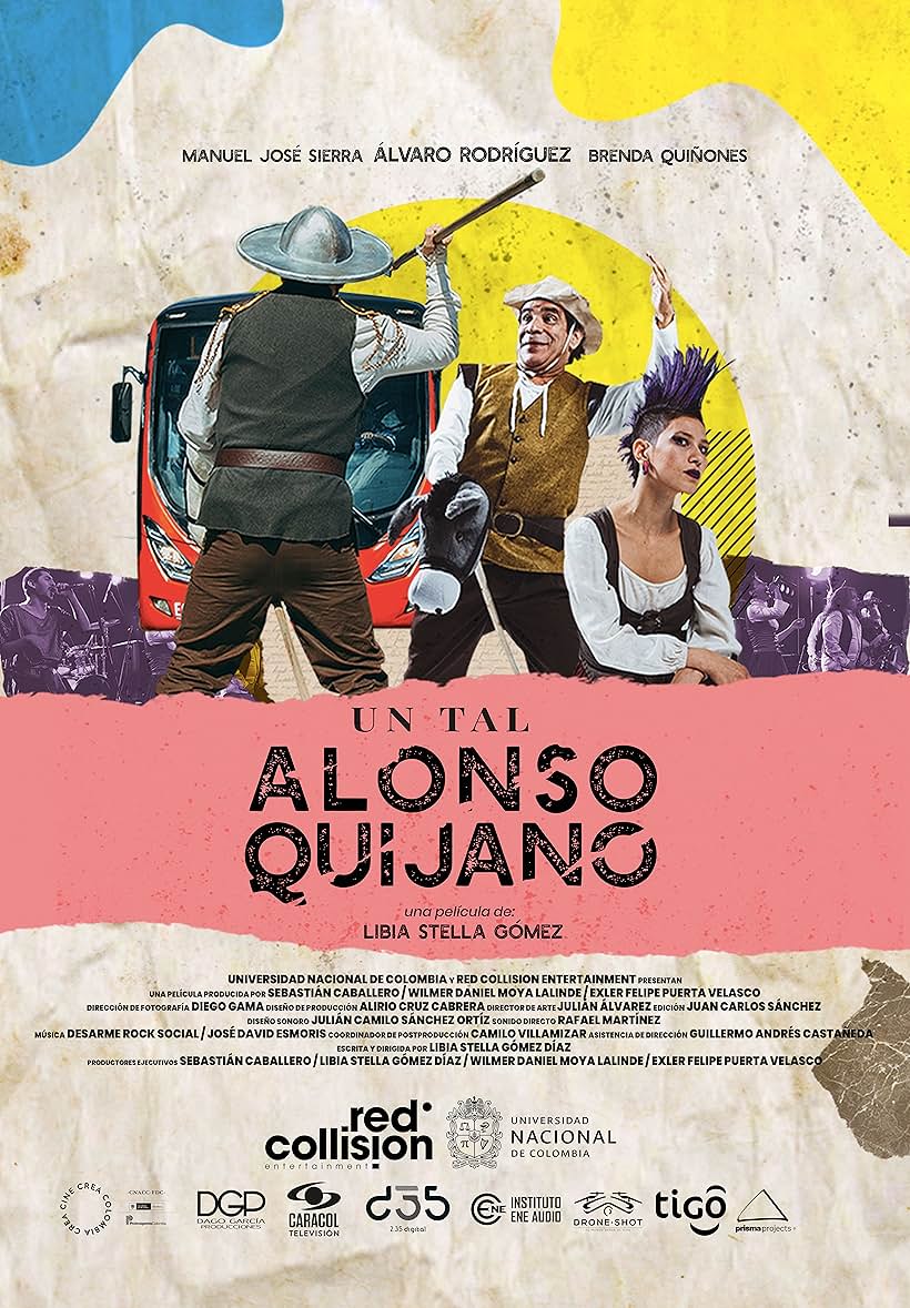 Álvaro Rodríguez, Manuel José Sierra, and Brenda Quiñonez in Un tal Alonso Quijano (2021)