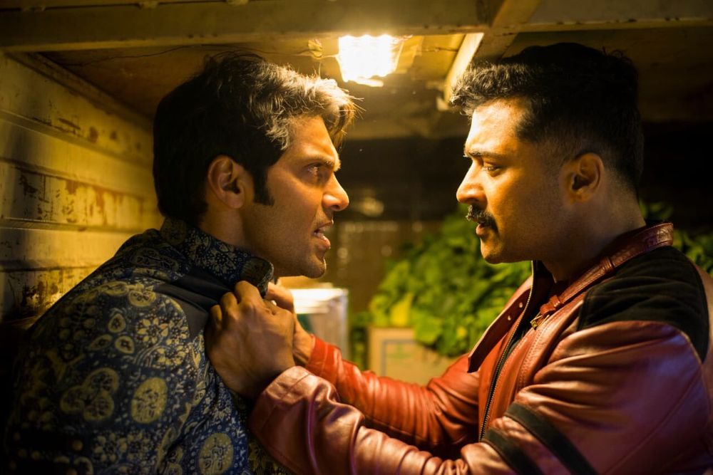 Suriya and Arya in Kaappaan (2019)