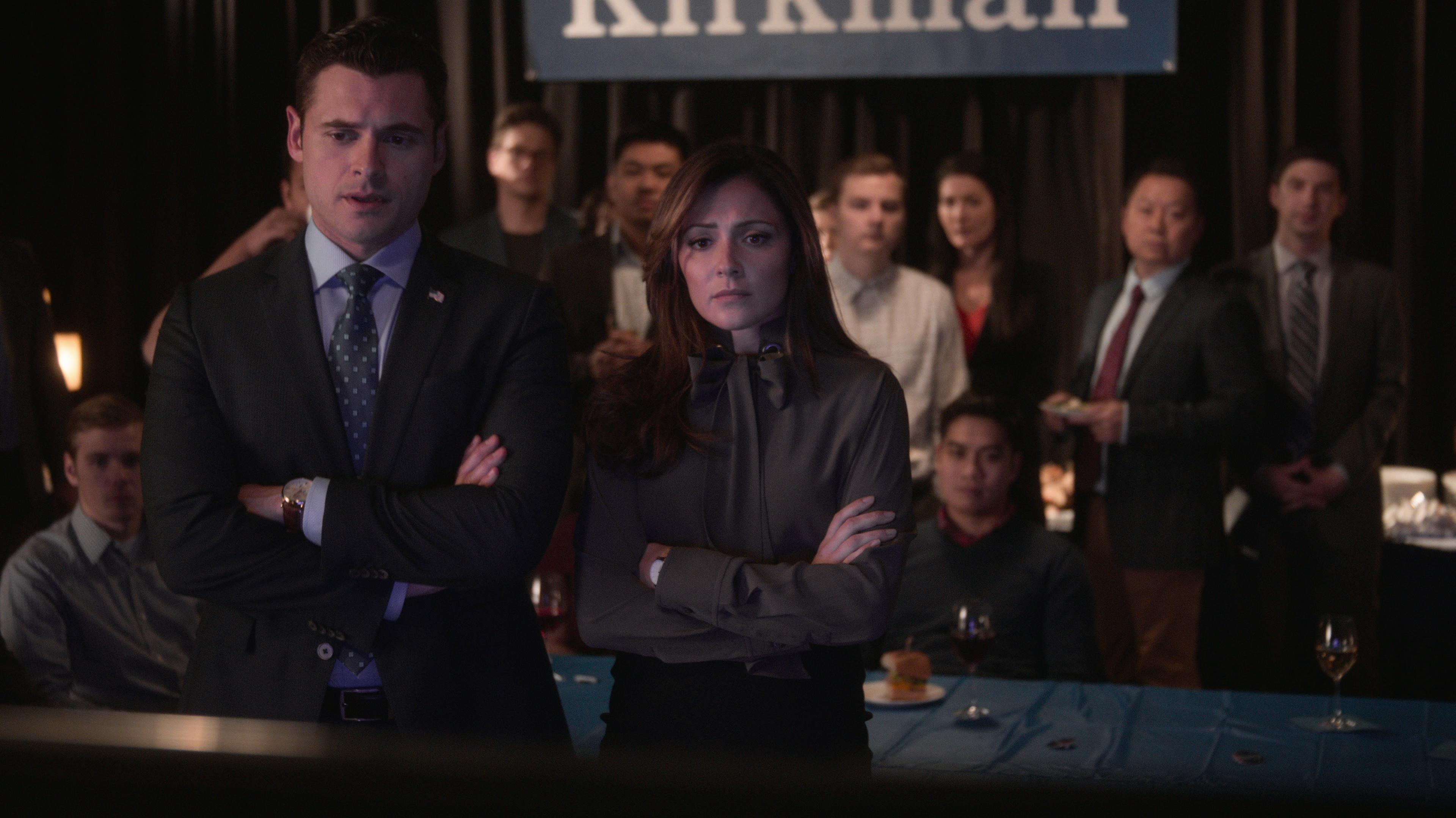 Italia Ricci and Adan Canto in Designated Survivor (2016)