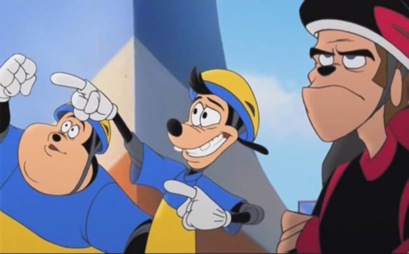 Jason Marsden, Jeff Bennett, and Rob Paulsen in An Extremely Goofy Movie (2000)