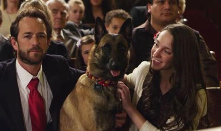 Luke Perry and Camrey Bagley Fox in Scoot & Kassie's Christmas Adventure (2013)