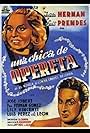 Josita Hernán and Luis Prendes in Una chica de opereta (1944)