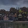 Antonio Banderas, Cameron Diaz, Mike Myers, Julie Andrews, Eddie Murphy, Larry King, Cheri Oteri, Amy Poehler, Maya Rudolph, Amy Sedaris, Aron Warner, and Cody Cameron in Shrek the Third (2007)