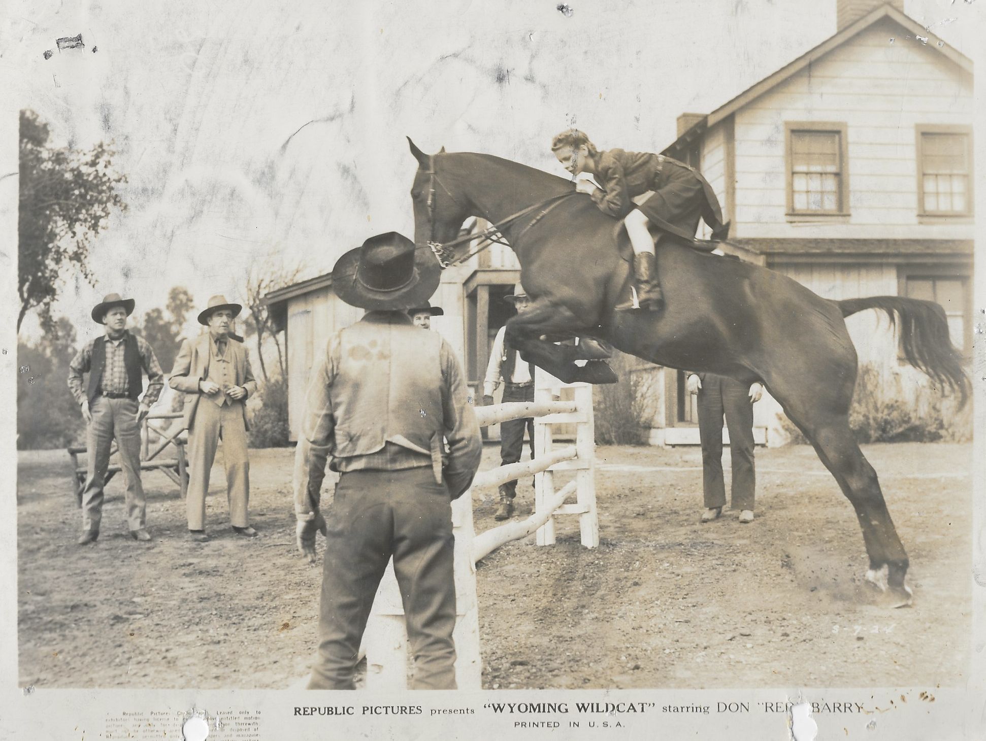 Ed Brady, Julie Duncan, and Frank M. Thomas in Wyoming Wildcat (1941)