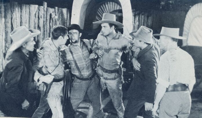 Al Bridge, Gordon De Main, Bob Kortman, Fred A. Ritter, and Tom Tyler in The Forty-Niners (1932)