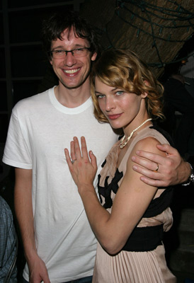 Milla Jovovich and Paul W.S. Anderson at an event for Dummy (2002)