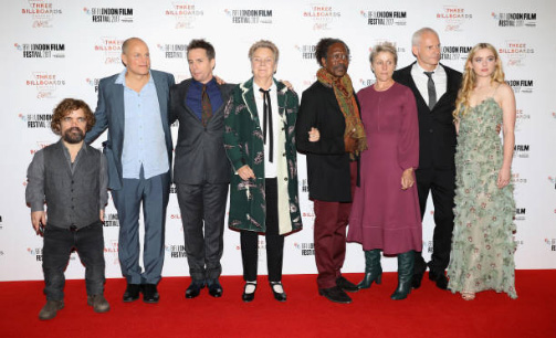 Three Billboards Cast at London Film Premiere