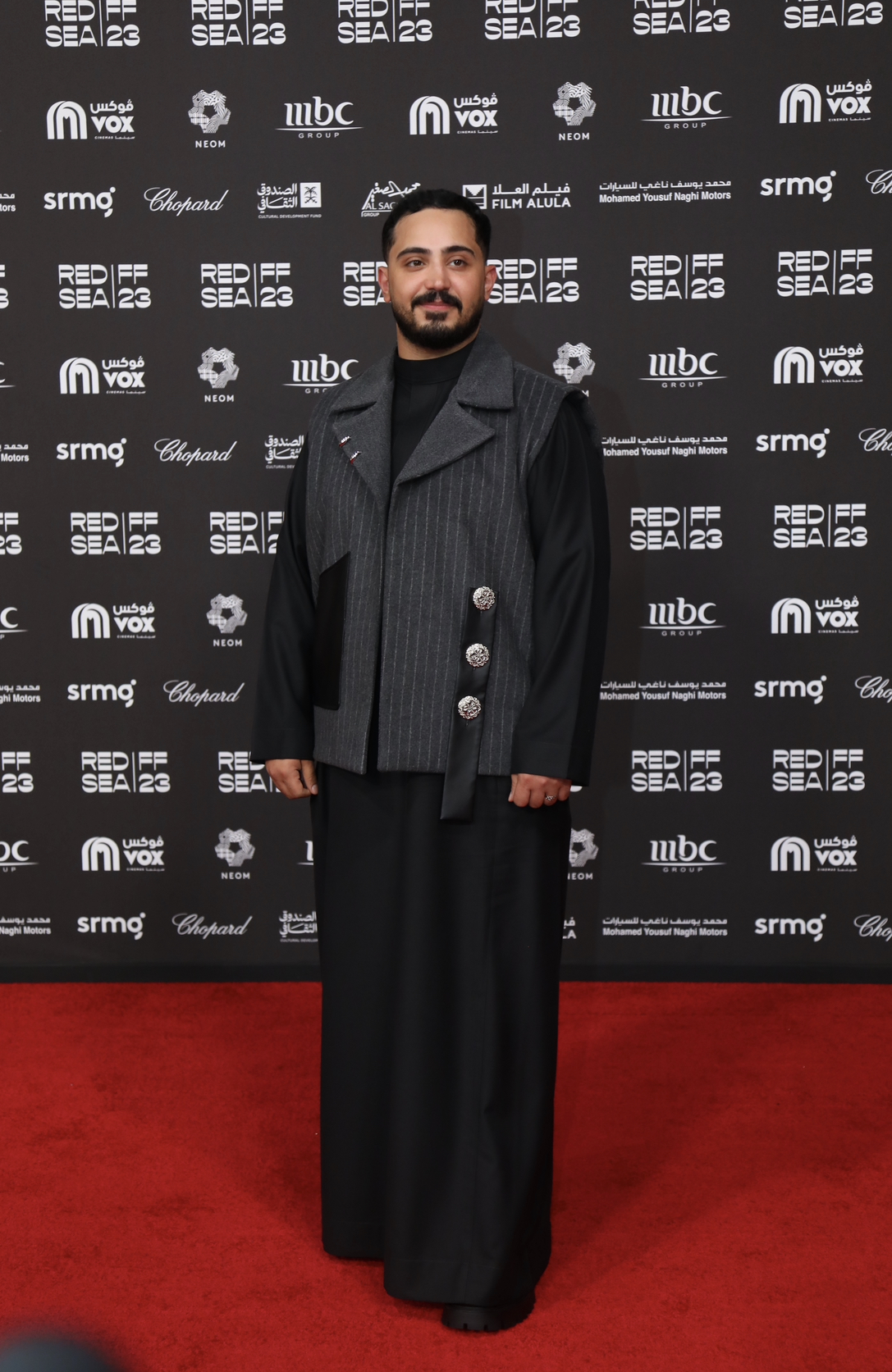 From the red carpet of the first world premiere of the movie “HWJN” at the Red Sea International Film Festival