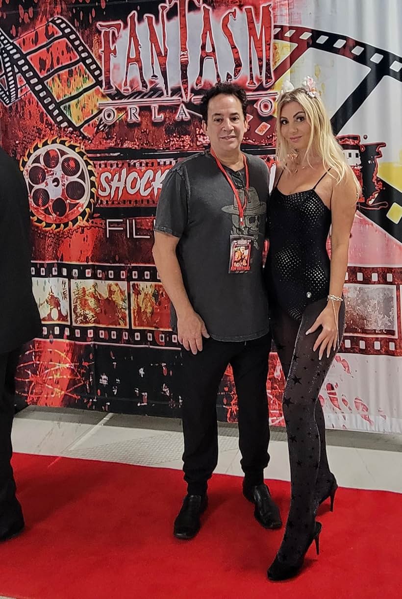 Chuck Morrongiello and Karolina Morrongiello at an event for The American Ripper (2023)