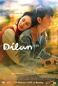 Iqbaal Dhiafakhri Ramadhan and Vanesha Prescilla in Dilan 1991 (2019)