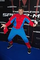 Christophe Beaugrand at an event for The Amazing Spider-Man (2012)