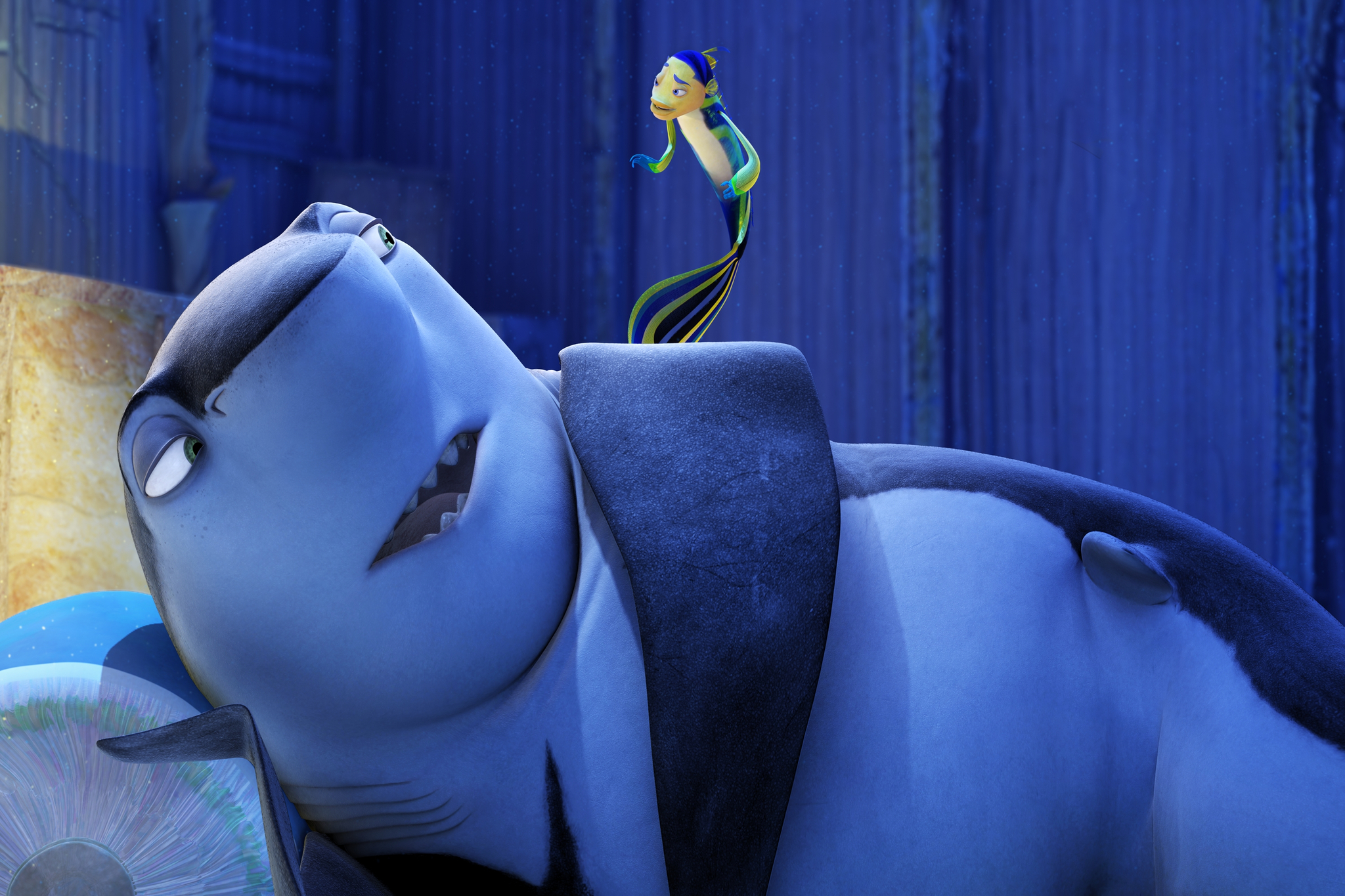 Will Smith and Jack Black in Shark Tale (2004)