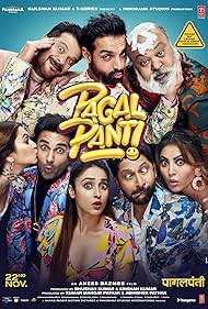 Anil Kapoor, Arshad Warsi, Saurabh Shukla, John Abraham, Ileana D'Cruz, Kriti Kharbanda, Pulkit Samrat, and Urvashi Rautela in Pagalpanti (2019)