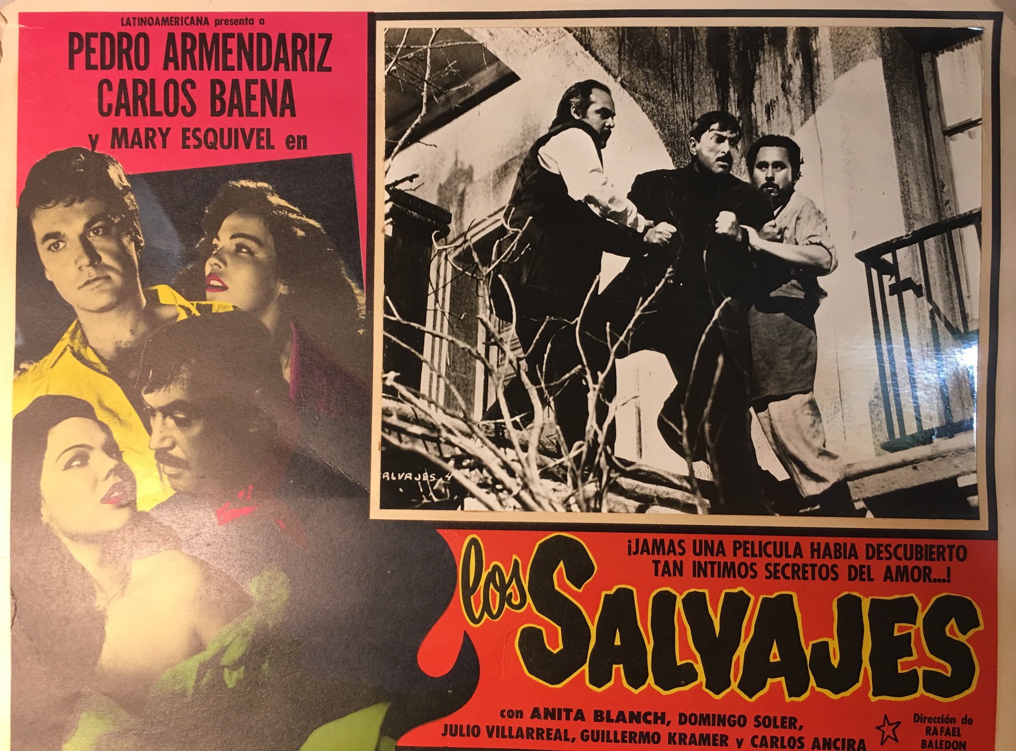 Pedro Armendáriz, Carlos Ancira, Anita Blanch, María Esquivel, Domingo Soler, Julio Villarreal, and Carlos Baena in Los salvajes (1957)