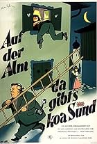 Annie Rosar, Maria Andergast, Franz Antel, Rudolf Carl, Joseph Egger, and Hans Richter in Auf der Alm, da gibt's ka Sünd' (1950)