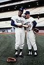 Willie Davis and Maury Wills circa 1971