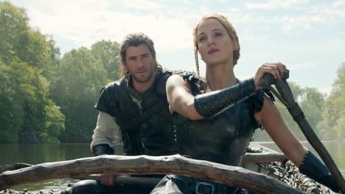 The Huntsman: Winter's War: Eric Jokes With Sara In The Canoe