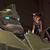 Kevin Michael Richardson and Tania Gunadi in Transformers Prime (2010)