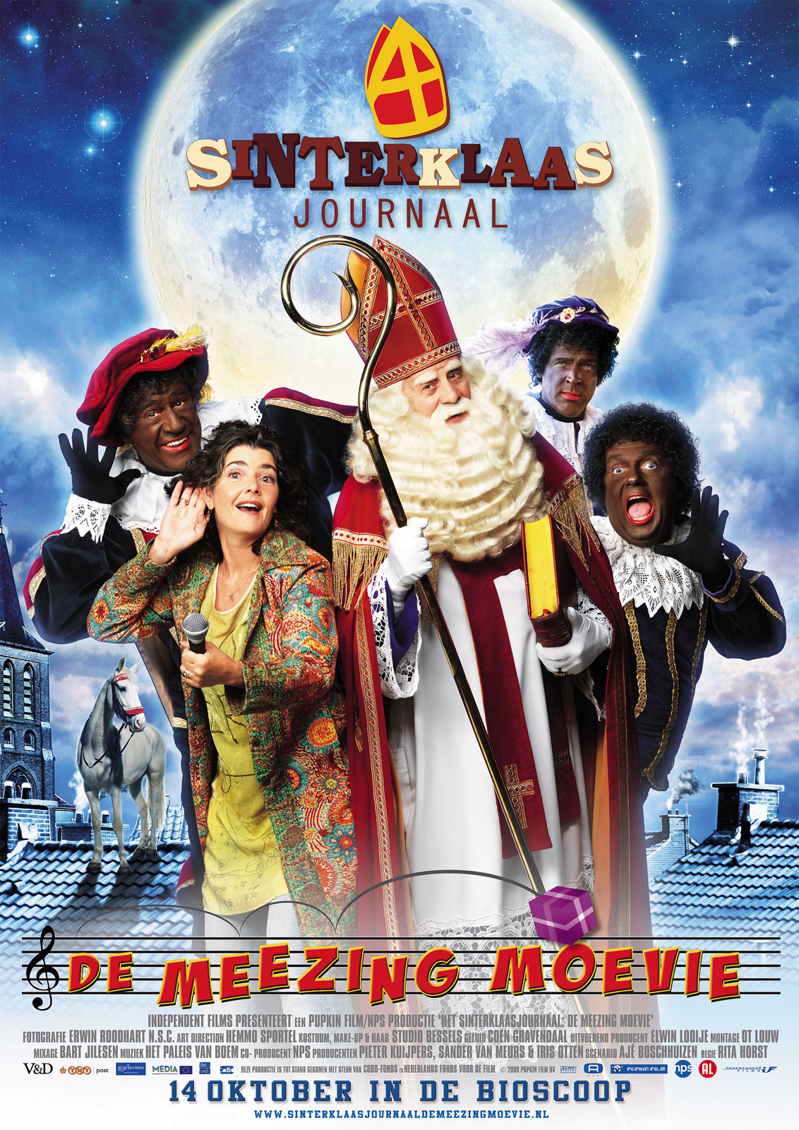 Dieuwertje Blok, Erik van Muiswinkel, and Bram van der Vlugt in Sinterklaasjournaal: De Meezing Moevie (2009)