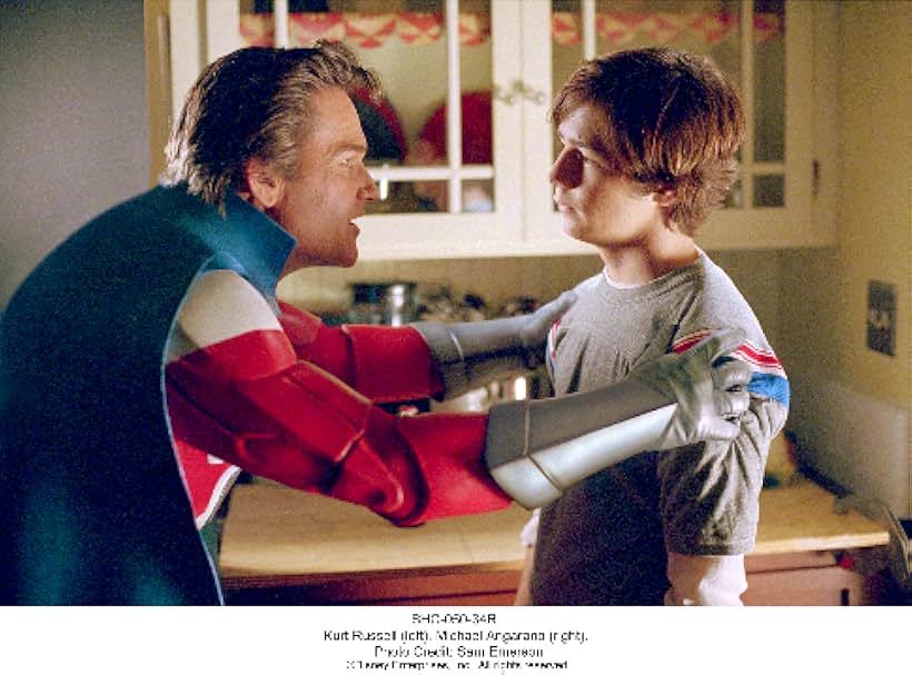 Kurt Russell and Michael Angarano in Sky High (2005)