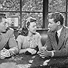 Robert Mitchum, Guy Madison, and Jean Porter in Till the End of Time (1946)