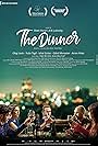 Ishai Golan, Oded Menaster, Keren Peles, Oleg Levin, and Yulia Tagil in The Dinner (2020)