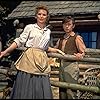 Tommy Kirk, Dorothy McGuire, and Spike in Old Yeller (1957)