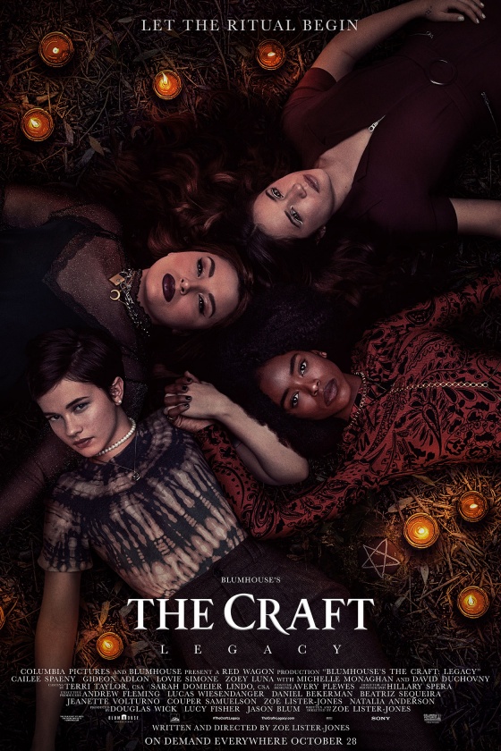 Zoey Luna, Gideon Adlon, Lovie Simone, and Cailee Spaeny in The Craft: Legacy (2020)