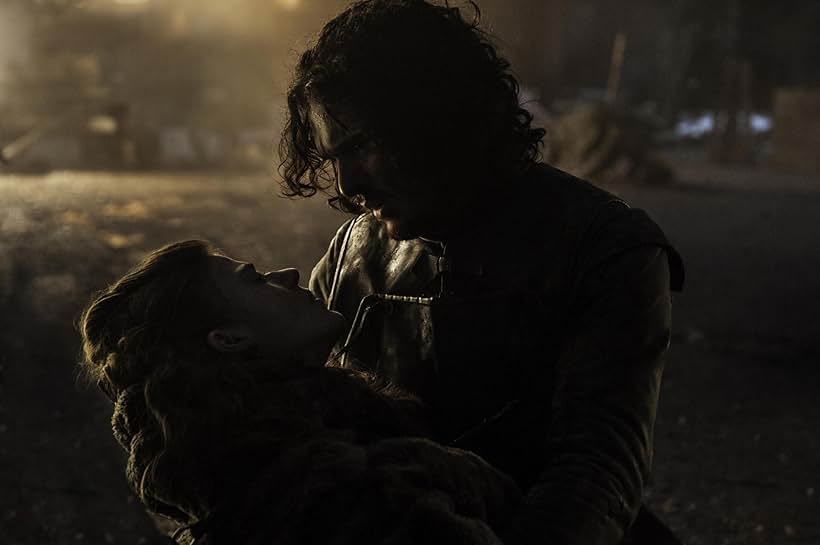 Kit Harington and Rose Leslie in Game of Thrones (2011)