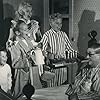 Birgitte Price, Rudi Hansen, Otto Møller Jensen, Ole Neumann, and Ib Schønberg in Far til fire i sneen (1954)