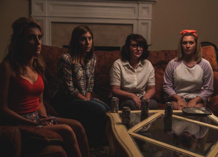 Elyse Brandau, Anna Callegari, Dana Clinkman, and Sam Reece in The Slashening (2015)