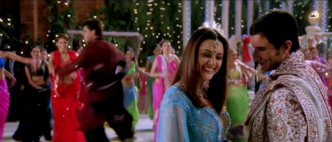 Preity G Zinta, Saif Ali Khan, and Shah Rukh Khan in Kal Ho Naa Ho (2003)