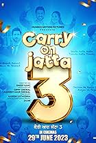 Gurpreet Ghuggi, Nasir Chinyoti, B.N. Sharma, Kavita Kaushik, Jaswinder Bhalla, Binnu Dhillon, Karamjit Anmol, Gippy Grewal, Harby Sangha, Rupinder Rupi, Sonam Bajwa, and Ravneet Grewal in Carry on Jatta 3 (2023)