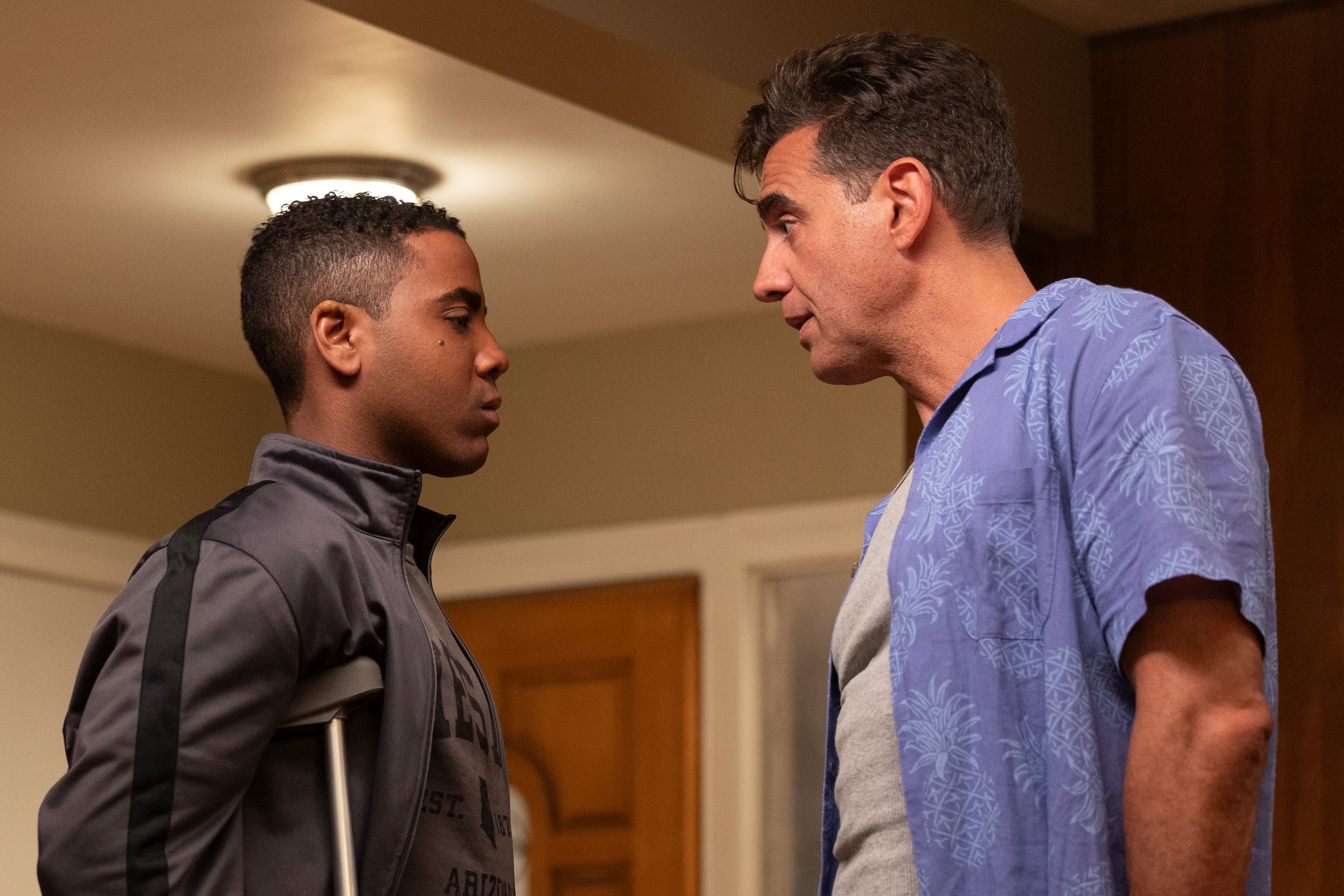 Bobby Cannavale and Jharrel Jerome in Unstoppable (2024)