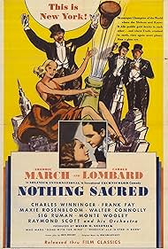 Carole Lombard and Fredric March in Nothing Sacred (1937)