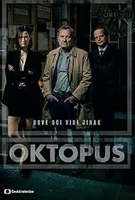 Krystof Hádek, Miroslav Krobot, and Marika Soposká in Oktopus (2023)