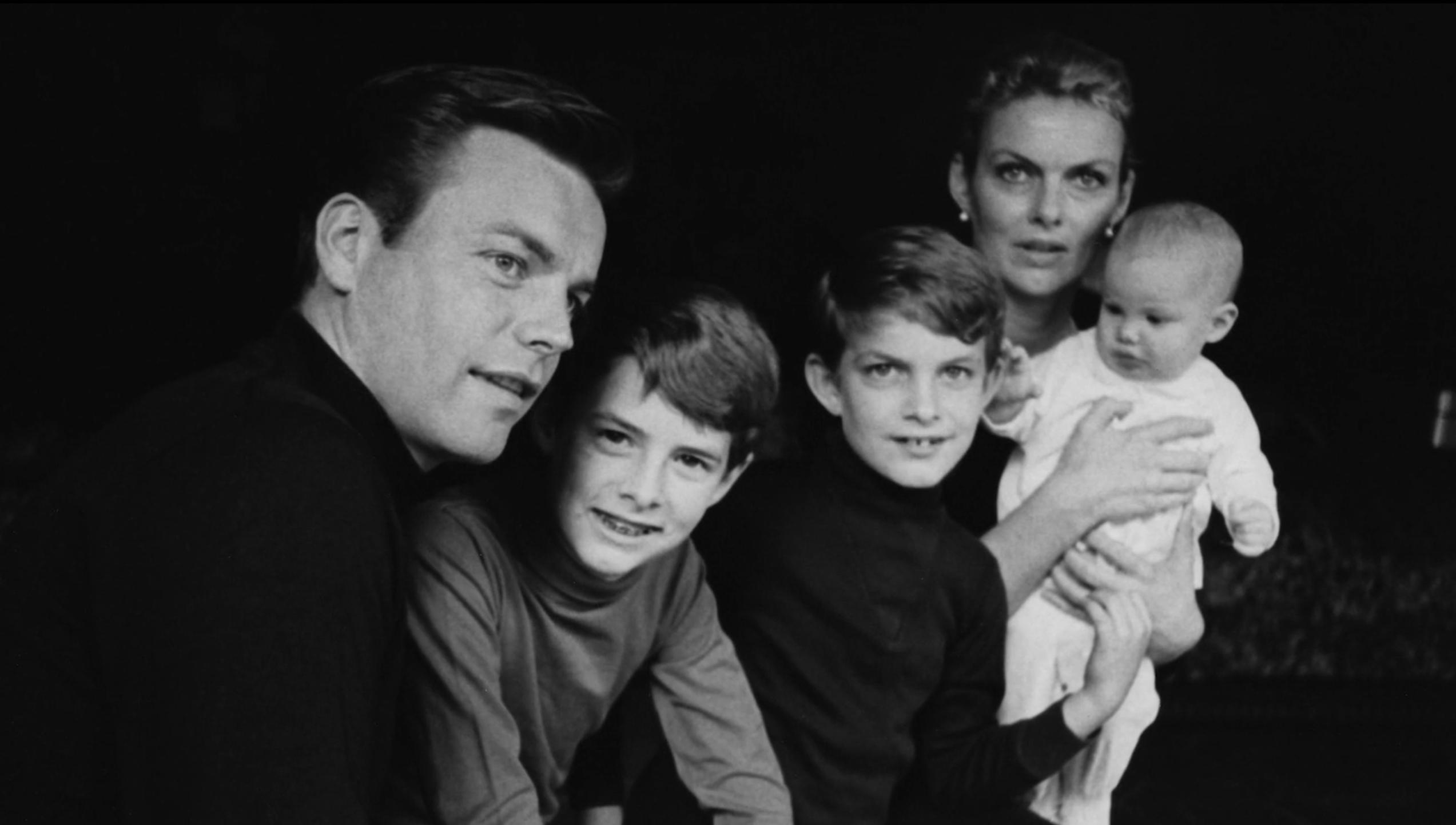 Robert Wagner, Katie Wagner, Joshua Donen, Peter Donen, and Marion Marshall