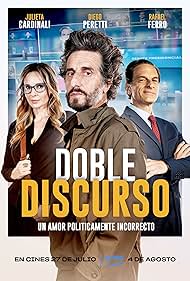 Julieta Cardinali, Rafael Ferro, and Diego Peretti in Doble Discurso (2023)