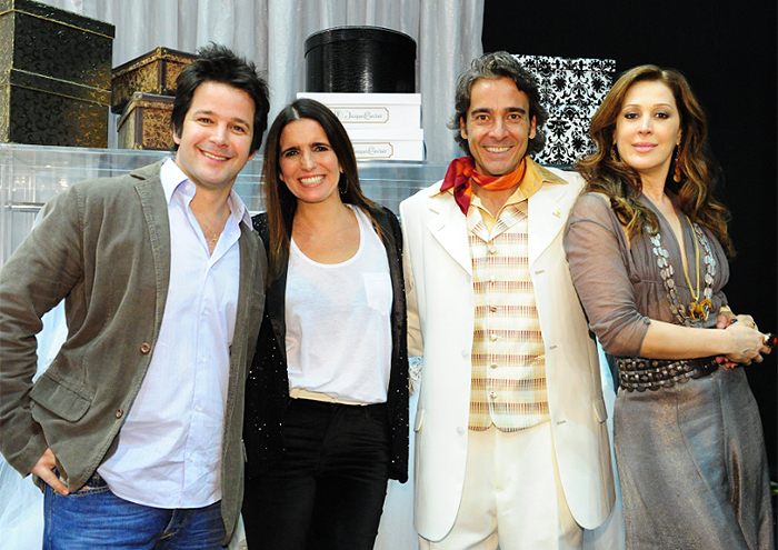 Murilo Benício, Alexandre Borges, Malu Mader, and Cláudia Raia in The Buzz (2010)