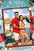 Ashley Brinkman and Cody Calafiore in The Maltese Holiday (2021)