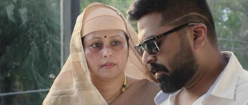 Jayasudha and Silambarasan Rajendar in Chekka Chivantha Vaanam (2018)