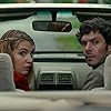 Adam Brody and Sophie Nélisse in The Kid Detective (2020)