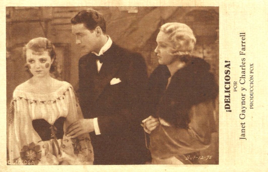 Virginia Cherrill, Charles Farrell, and Janet Gaynor in Delicious (1931)