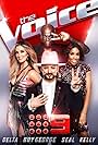 Boy George, Kelly Rowland, Seal, and Delta Goodrem in The Voice (2012)