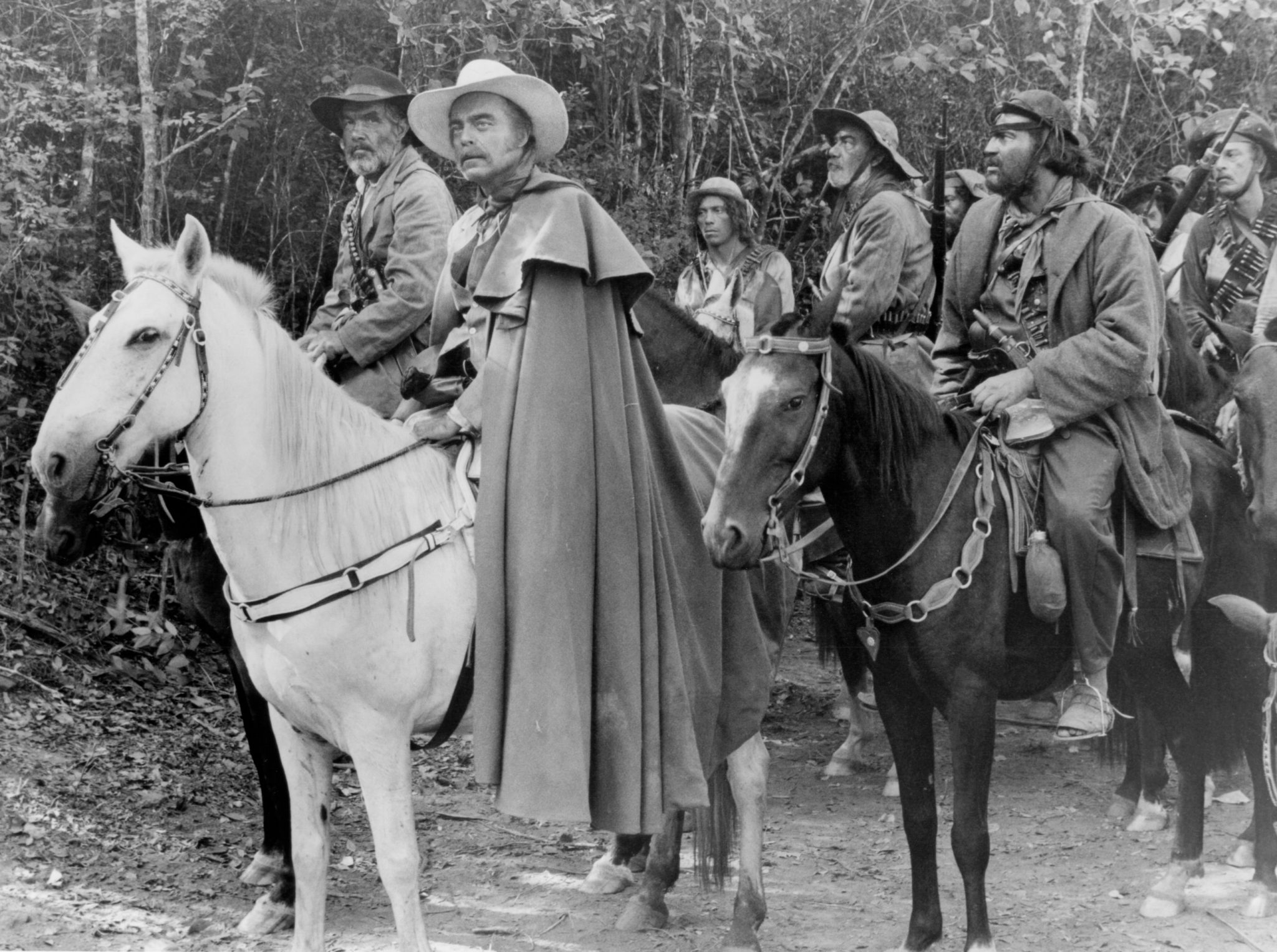 Eduardo Abbas, Rubens de Falco, Tarcísio Meira, and Rogério Márcico in Grande Sertão: Veredas (1985)